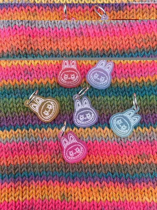 Lafufu - Stitch Markers (set of 6)