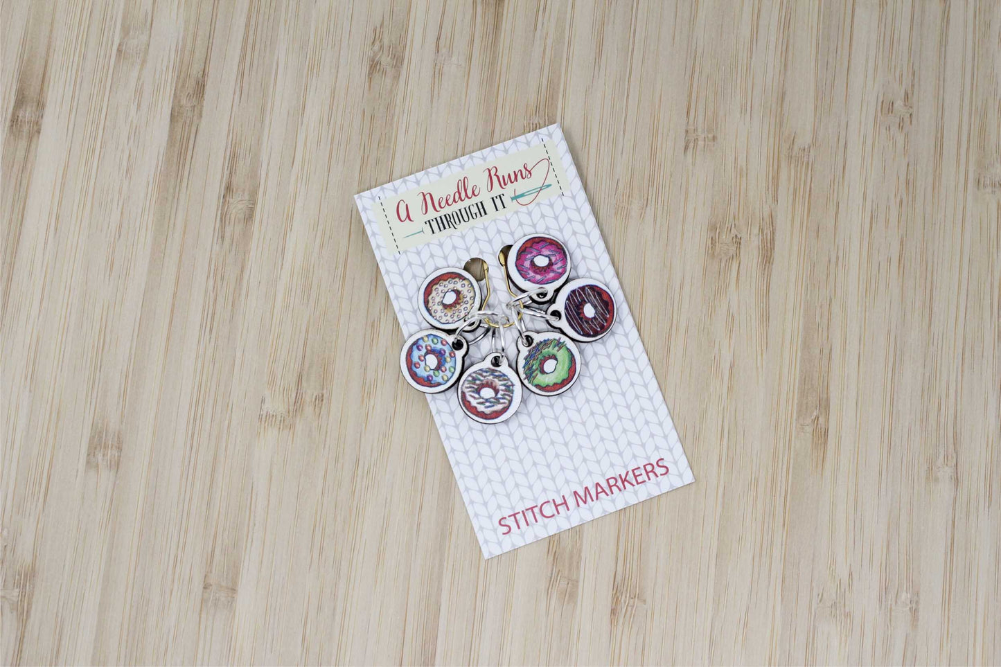 Doughnuts Stitch markers set, sock knitter, donuts assortment snag free stitch markers, crochet stitch markers, color stitch markers