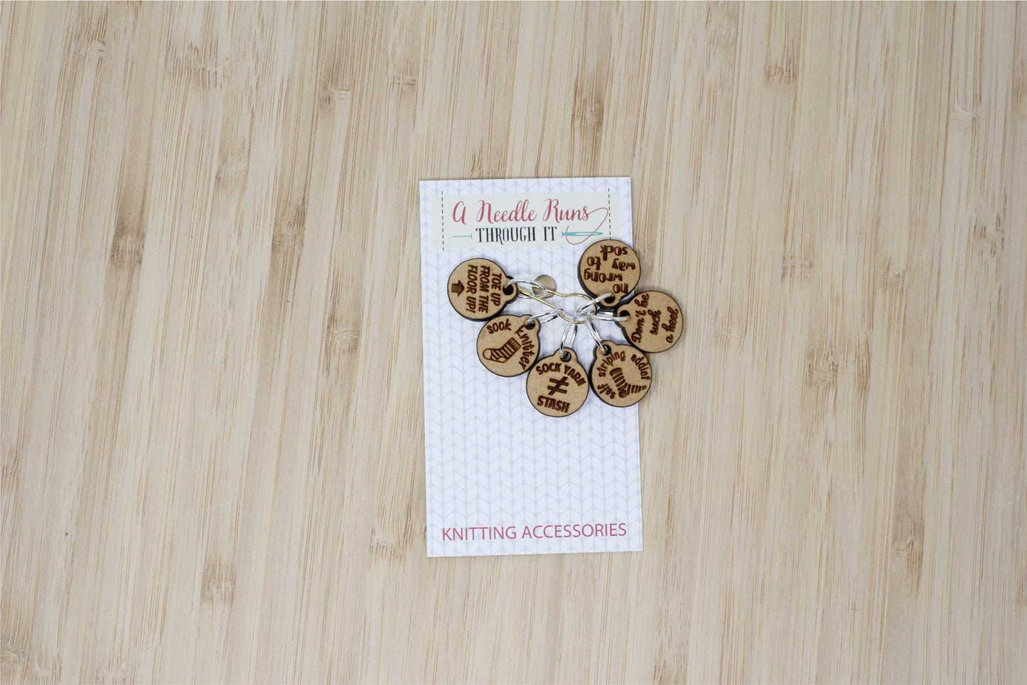 Sock knitting Stitch markers set, sock knitter, knitter gift, snag free stitch markers. Toe Up socks, crochet stitch markers, clasp markers