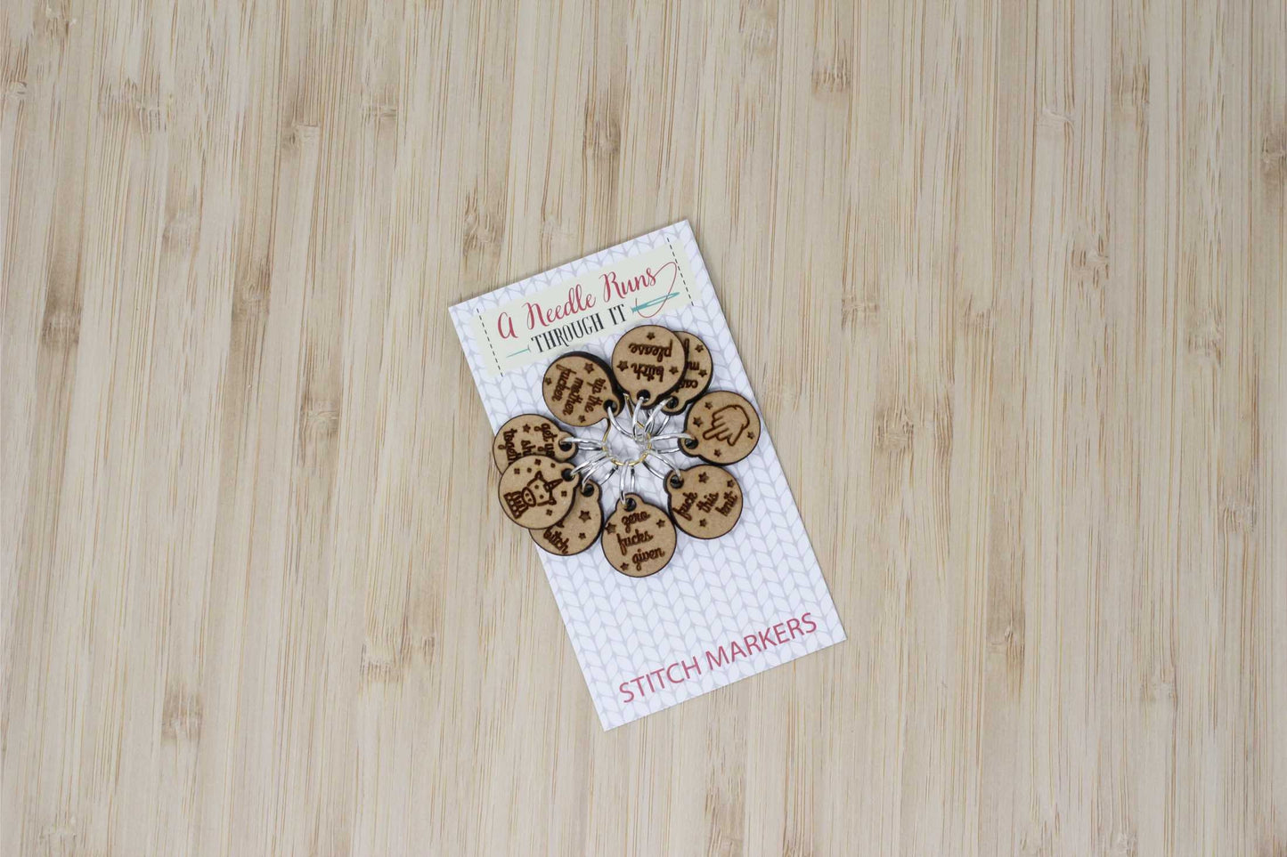 NSFW (not safe for work) Sassy Stitch Markers for Knitting