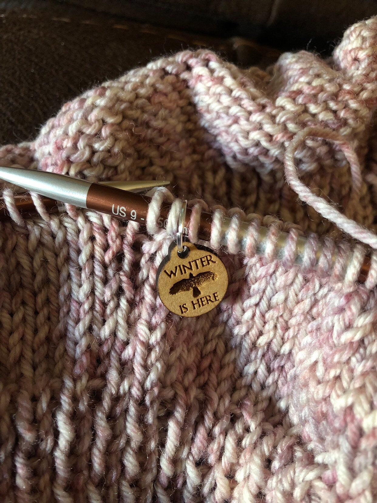 Crystals Knitting or crochet Stitch markers set, magical witchy stitch markers, crochet clasp marker, progress keepers