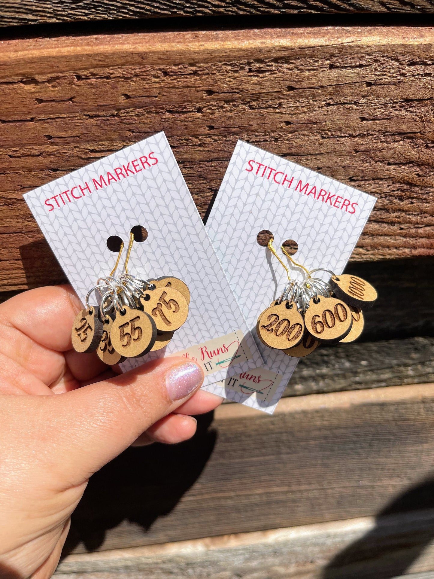 100-1000 numbers Row Counter Stitch markers. Row Counter for knitting or crochet. Stitch count markers for Knitting and Crochet