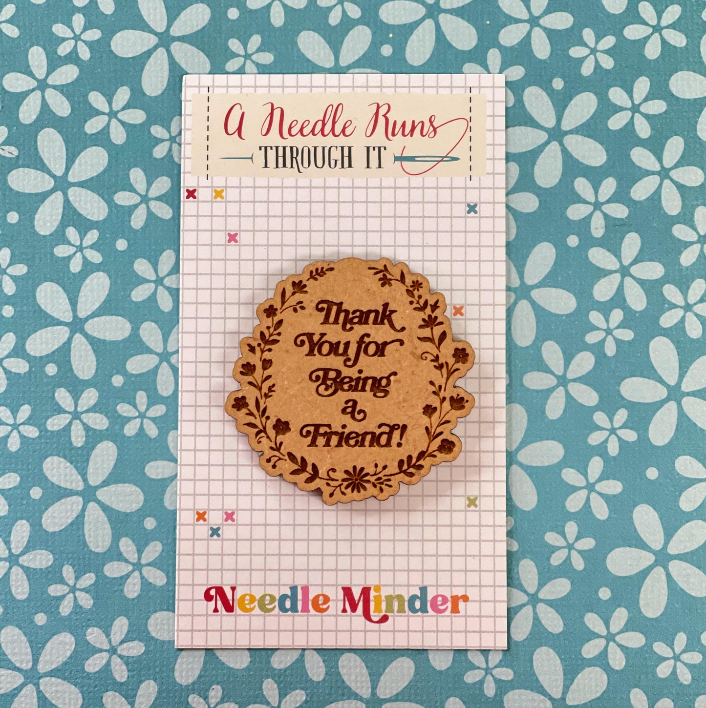 Cross Stitch Needle Minder, Golden Girls inspired needle minders, Wood Magnetic Needle Minder. Hand embroidery, Needle Keeper. cross stitch