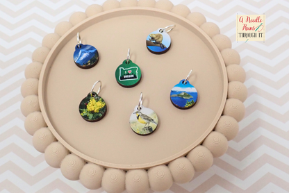 Oregon - Full Color Stitch Markers (set of 6)