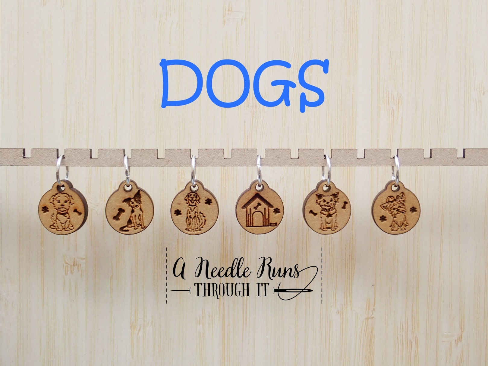 Dogs Stitch markers set, snag free stitch markers, dogs are best friends stitch markers set, dog lover, Crochet progress keepers