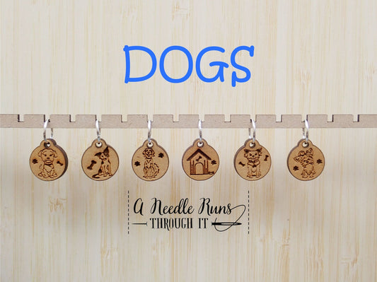 Dogs Stitch markers set, snag free stitch markers, dogs are best friends stitch markers set, dog lover, Crochet progress keepers
