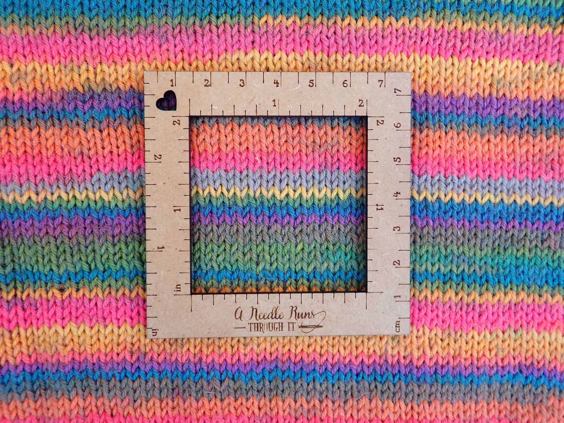 Knitting Gauge Swatch ruler, 4" ruler, 2"ruler or 1" ruler. Gauge Swatch crochet gauge ruler. Knitting tools