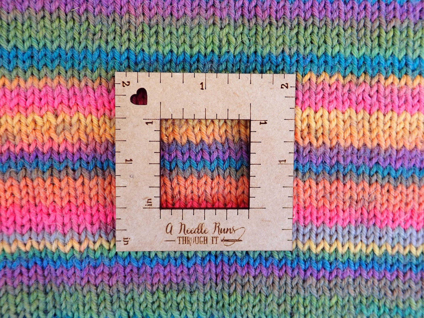 Knitting Gauge Swatch ruler, 4" ruler, 2"ruler or 1" ruler. Gauge Swatch crochet gauge ruler. Knitting tools