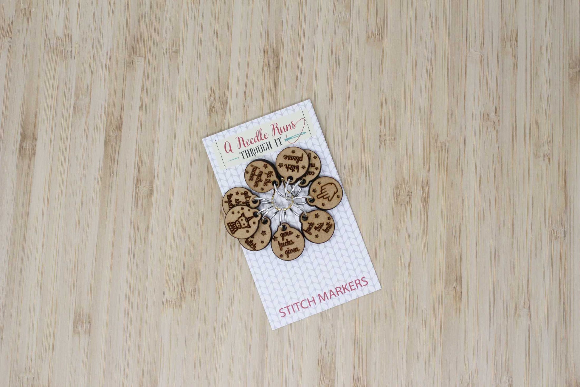 NSFW (not safe for work) Sassy Stitch Markers for Knitting