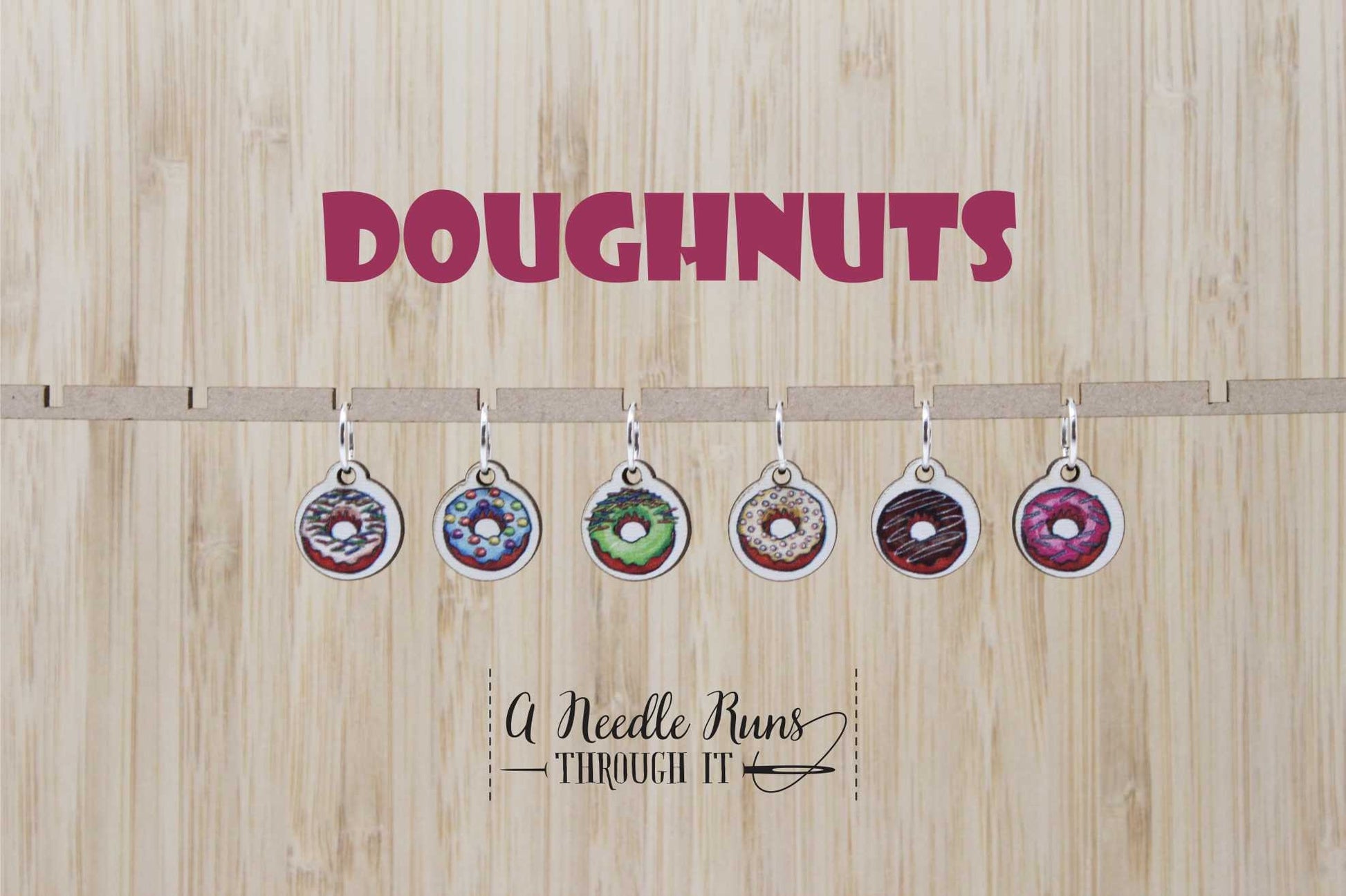 Doughnuts Stitch markers set, sock knitter, donuts assortment snag free stitch markers, crochet stitch markers, color stitch markers