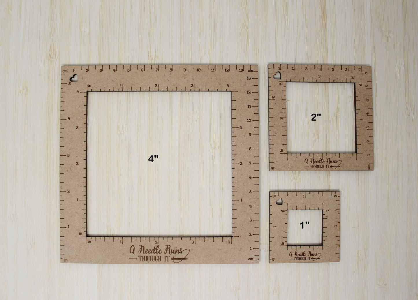 Knitting Gauge Swatch ruler, 4" ruler, 2"ruler or 1" ruler. Gauge Swatch crochet gauge ruler. Knitting tools
