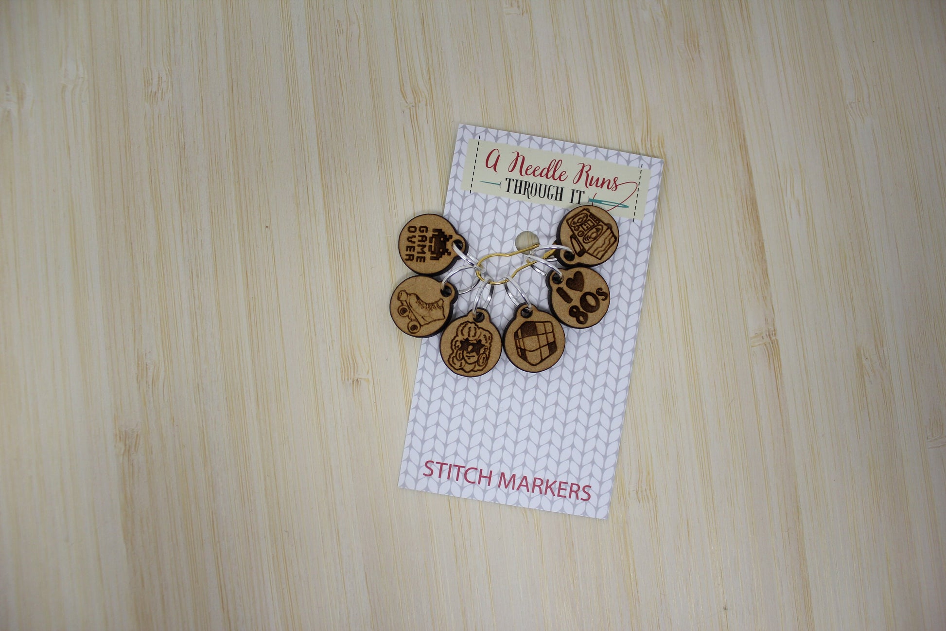 I love the 80's Stitch markers set, knitter gift, snag free stitch markers, stitch markers for knitting or clasp for crochet. Roller skates