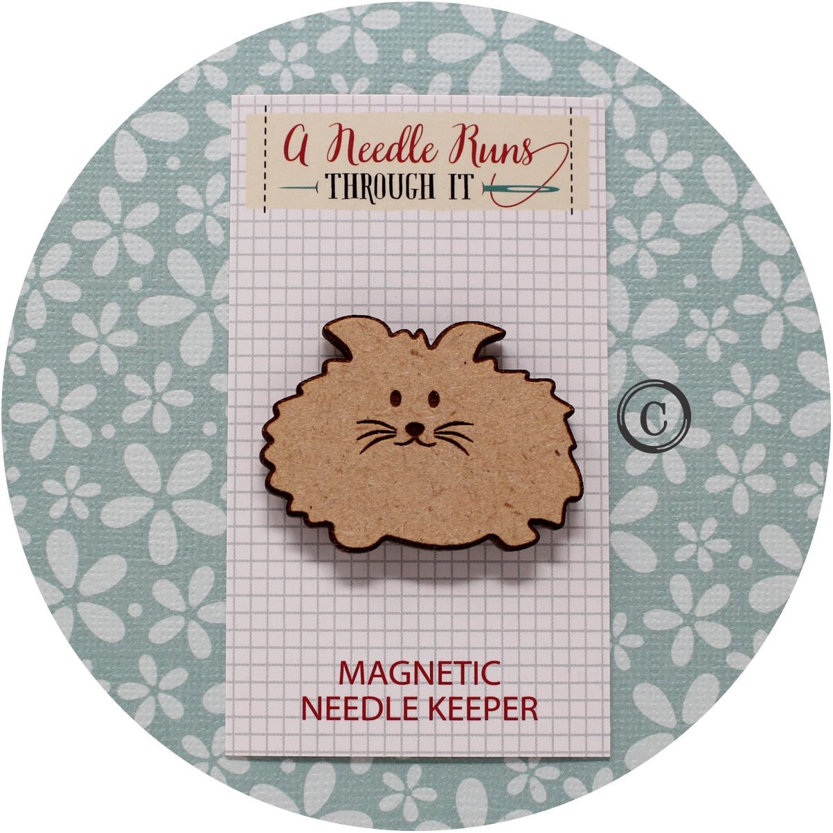 Cross Stitch Needle Minder, Embroidery needleminder, Wood Magnetic Needle Minder. Hand embroidery, Needle Keeper. Needleminder cross stitch