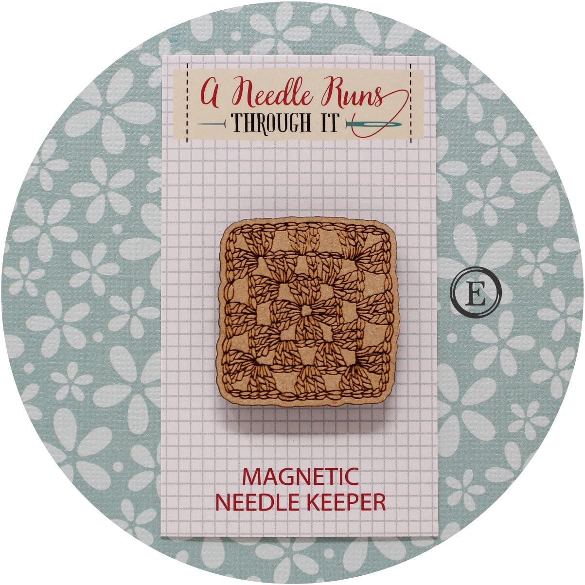Cross Stitch Needle Minder, Cross Stitch Designs, Wood Magnetic Needleminder. Hand embroidery, Needle Keeper. Cute design needle minders