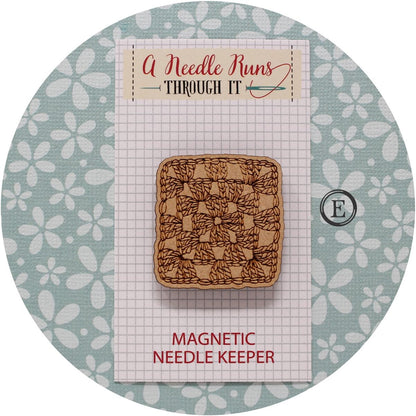Cross Stitch Needle Minder, Cross Stitch Designs, Wood Magnetic Needleminder. Hand embroidery, Needle Keeper. Cute design needle minders