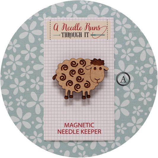 Cross Stitch Needle Minder, Embroidery needleminder, Wood Magnetic Needle Minder. Hand embroidery, Needle Keeper. Needleminder cross stitch
