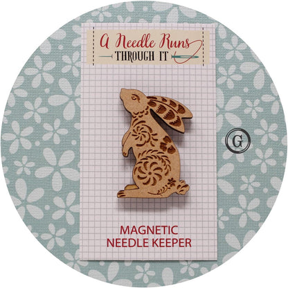 Cross Stitch Needle Minder, Cross Stitch Designs, Wood Magnetic Needleminder. Hand embroidery, Needle Keeper. Cute design needle minders