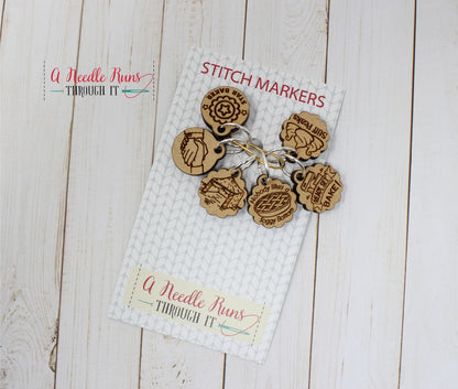 Baking Show inspired Stitch Markers for Knitting or crochet, Ready, set, bake stitch Markers for Knitting and Crochet, Star Baker
