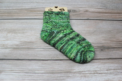 Lavender Baby Sock Blockers, Baltic Birch Lavender Design Wood Sock blockers, pair of blockers for knitting baby socks. Baby sock form