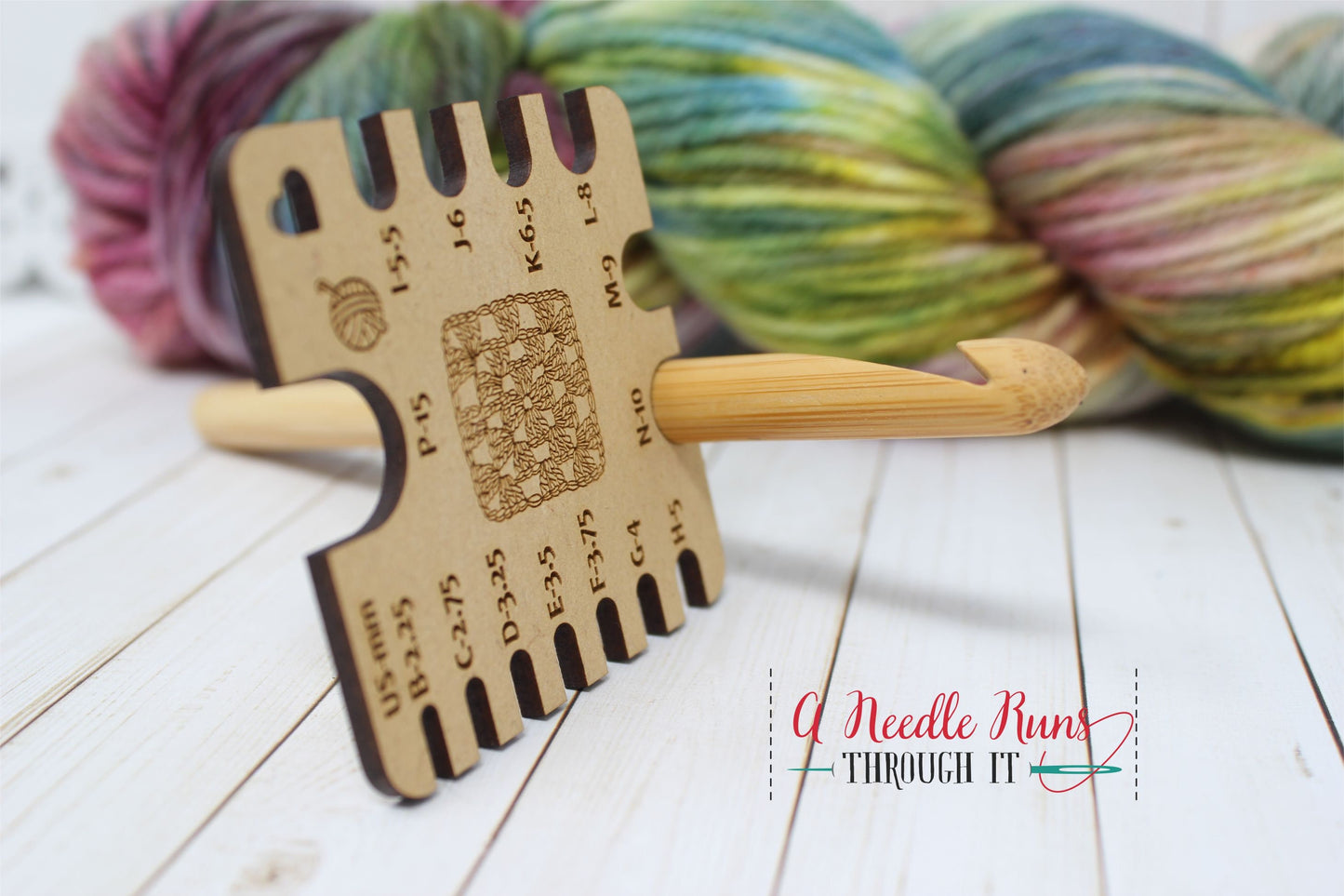 Crochet Hook Gauge. wood crochet hook gauge tool. Crochet hook measuring gauge. crochet tools