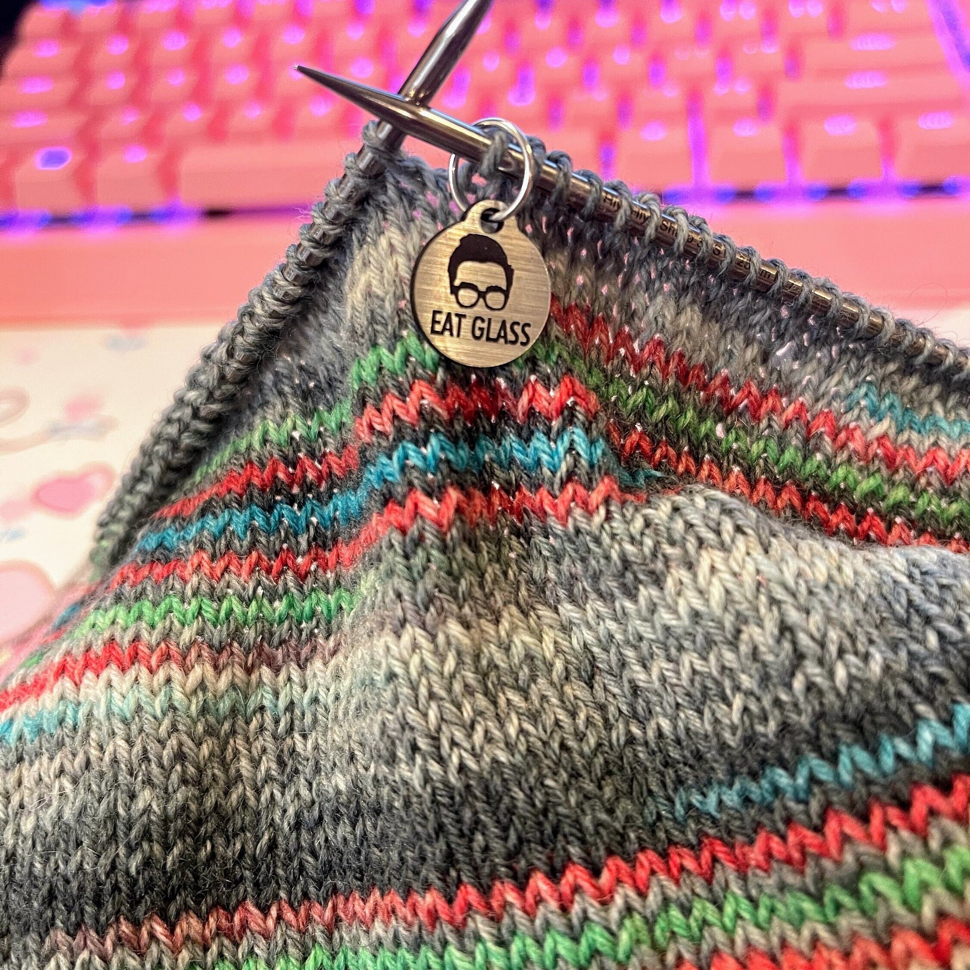 The Rose family, Schits Creek inspired stitch markers. Knitting markers, crochet markers, Rose apothecary, Ew David Stitch markers