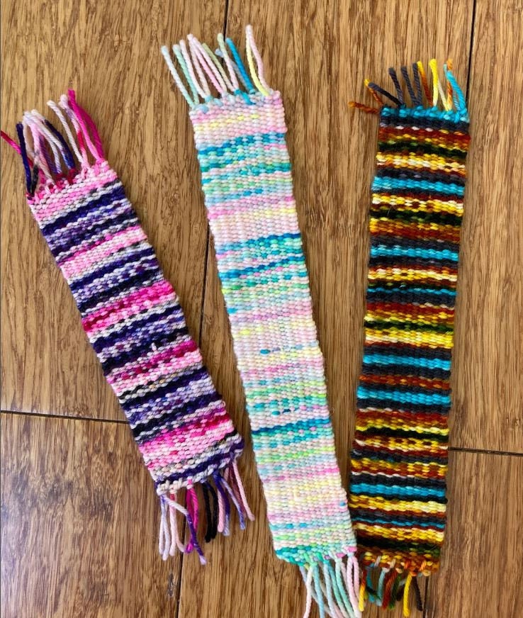 Bookmark/Bracelet Loom kit Small Loom, craft kit weaving
