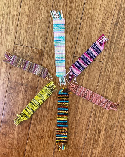 Bookmark/Bracelet Loom kit Small Loom, craft kit weaving
