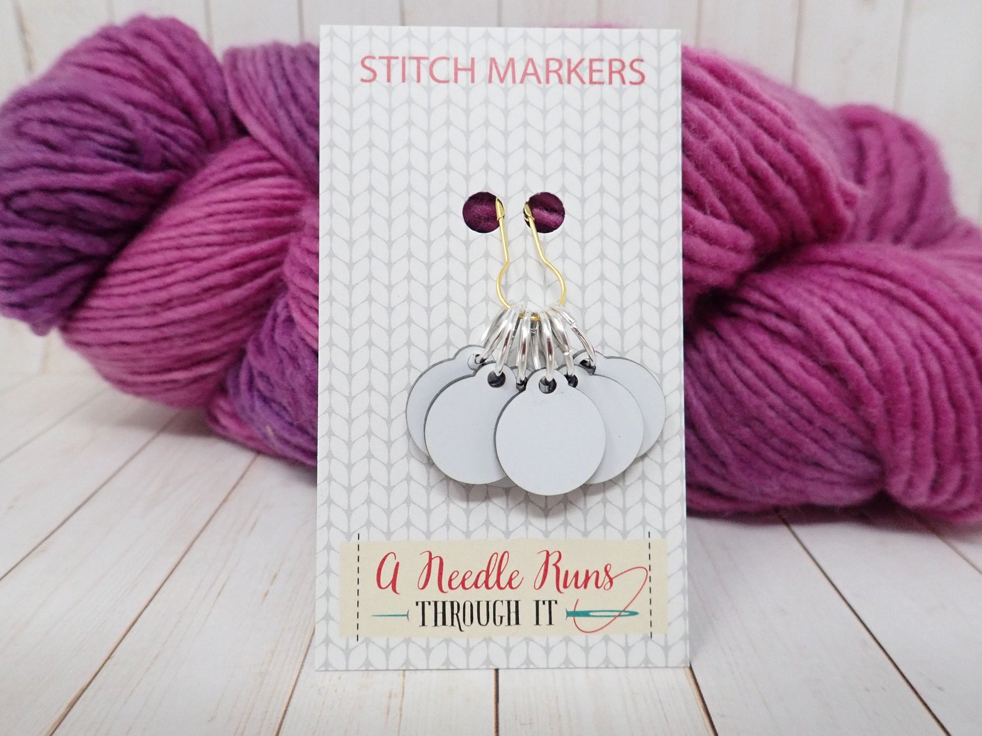 Erasable Stitch Markers for Knitting or Crochet. Reusable stitch markers. Write on st. markers White surface write on with marker