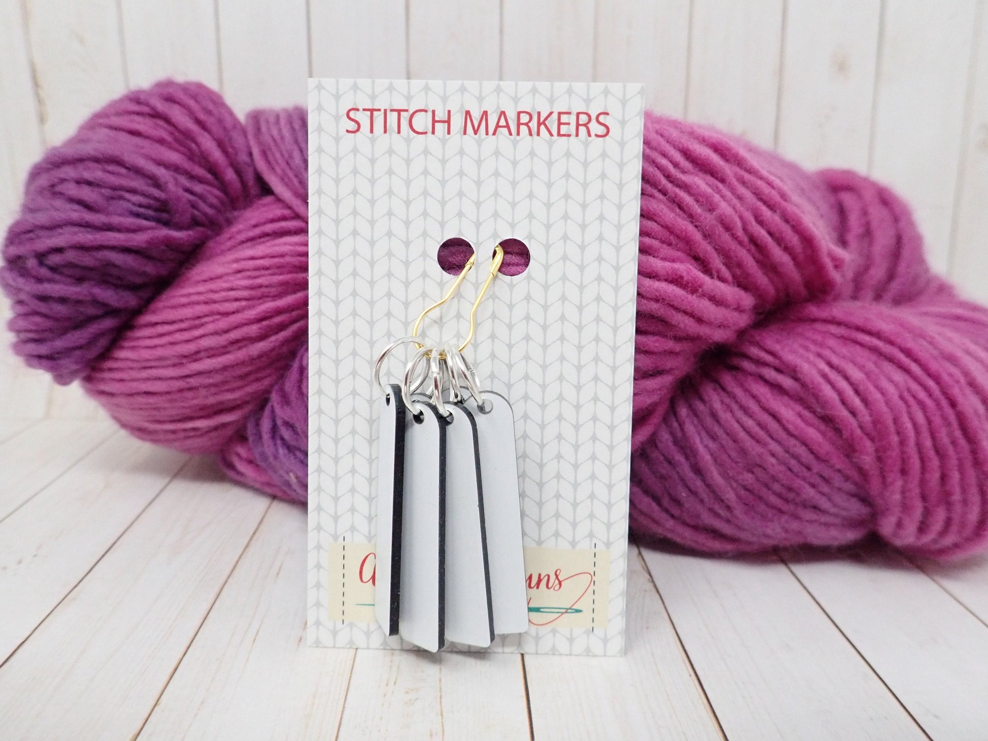 Erasable Stitch Markers for Knitting or Crochet. Reusable stitch markers. Write on st. markers White surface write on with marker