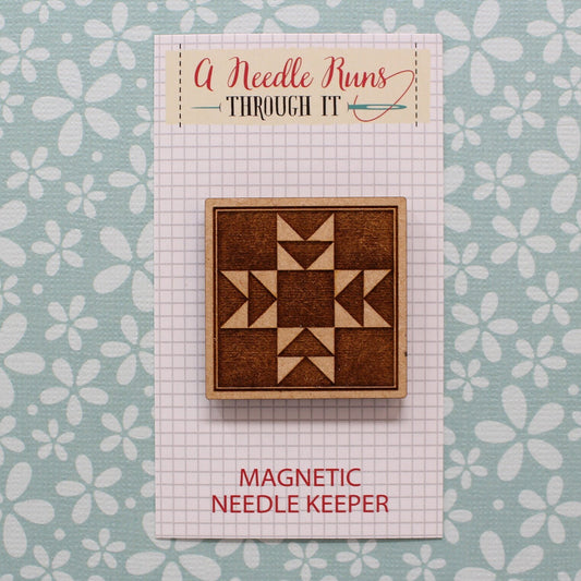Cross Stitch Needle Minder, Cross Stitch Designs, Wood Magnetic Needle Minder. Hand embroidery, Needle Keeper. Gilmore Girls Needle Keeper