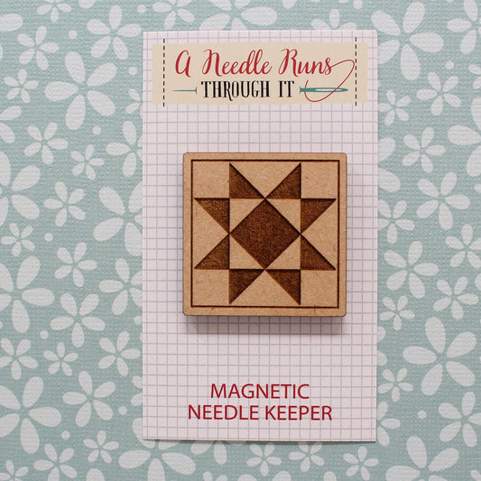Cross Stitch Needle Minder, Cross Stitch Designs, Wood Magnetic Needle Minder. Hand embroidery, Needle Keeper. Gilmore Girls Needle Keeper