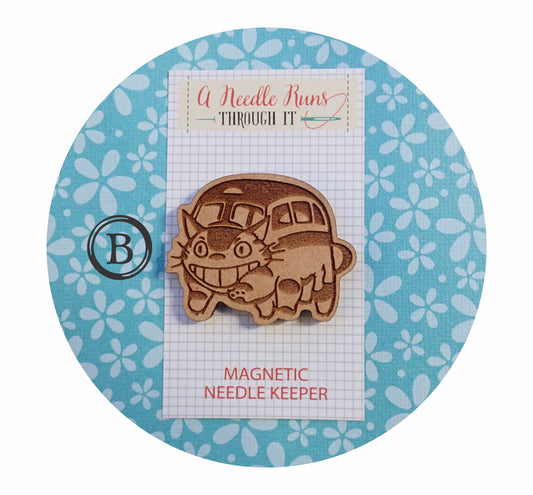 Cross Stitch Needle Minder,Forest friends needle minder,Wood Magnetic Needle Minder Hand embroidery, .Needle minder cross stitch