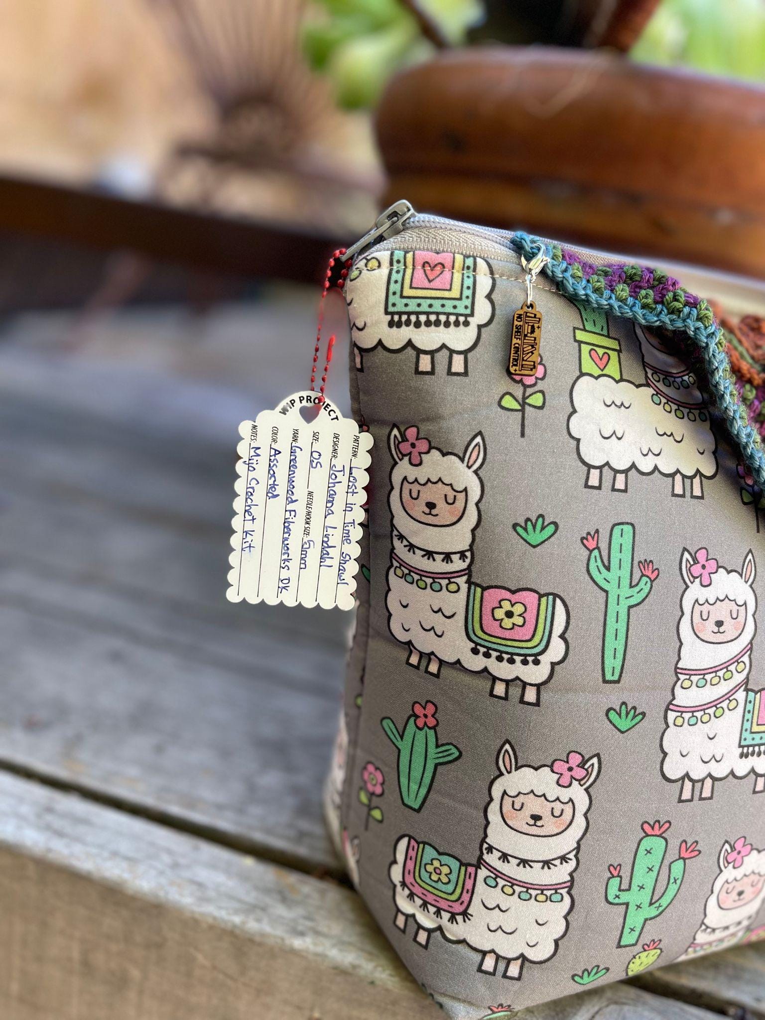 Work in Progress (WIP) Tags. Erasable and reusable labels for crochet & knitting projects.