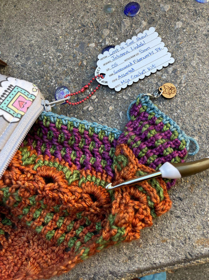 Work in Progress (WIP) Tags. Erasable and reusable labels for crochet & knitting projects.