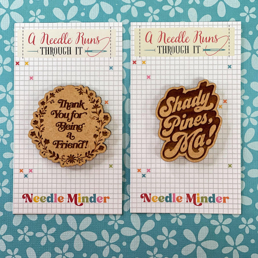 Cross Stitch Needle Minder, Golden Girls inspired needle minders, Wood Magnetic Needle Minder. Hand embroidery, Needle Keeper. cross stitch