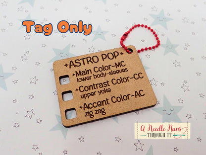 Astro Pop Knitalong KAL, Stitch Marker Set and Tiny triangle matching bag. Olive Knits 4 day KAL st. marker set, Knitting