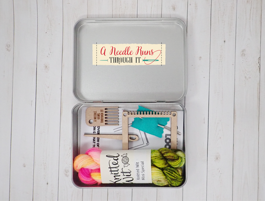 Mini Square Loom kit, craft kit weaving