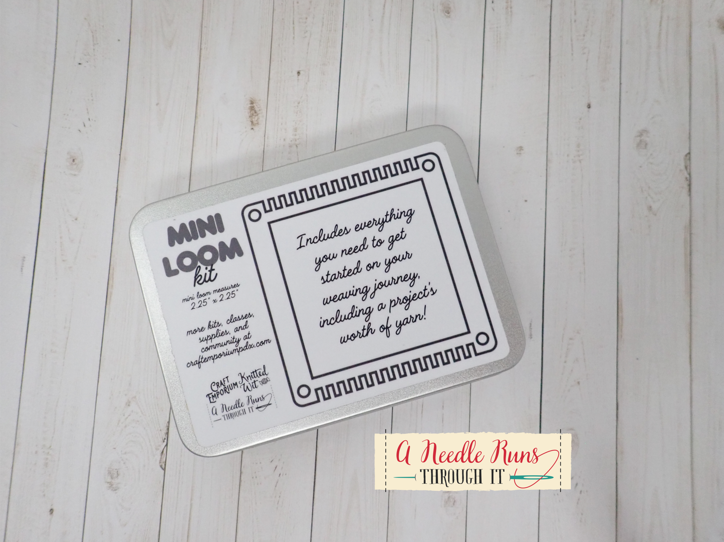 Mini Square Loom kit, craft kit weaving