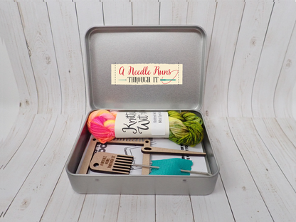 Mini Square Loom kit, craft kit weaving