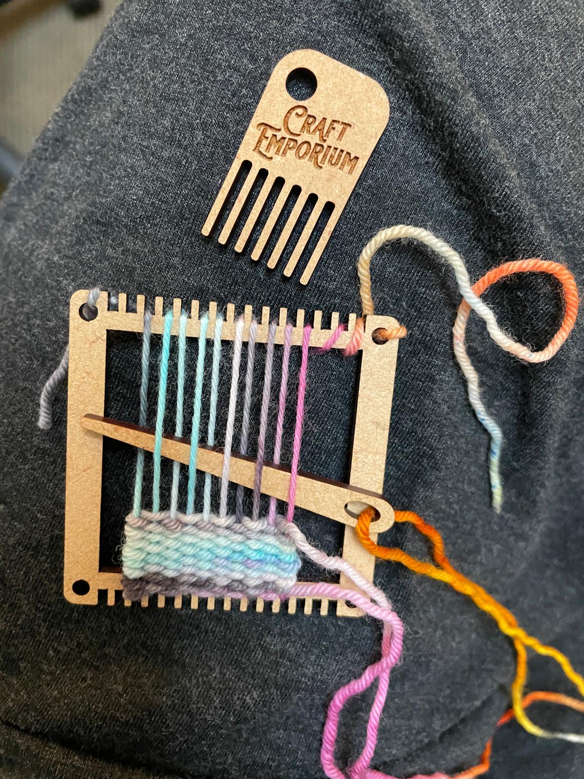 Mini Square Loom kit, craft kit weaving