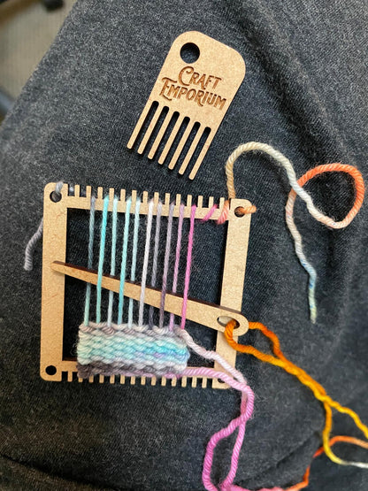Mini Square Loom kit, craft kit weaving