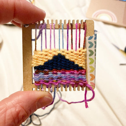Mini Square Loom kit, craft kit weaving