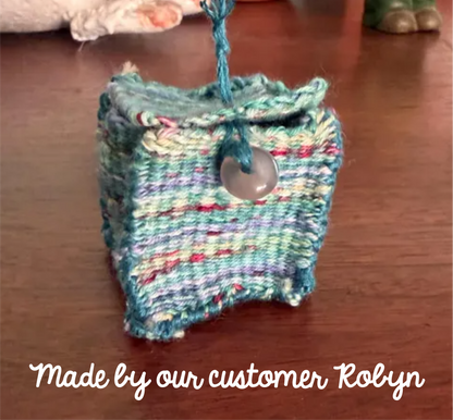 Mini Square Loom kit, craft kit weaving
